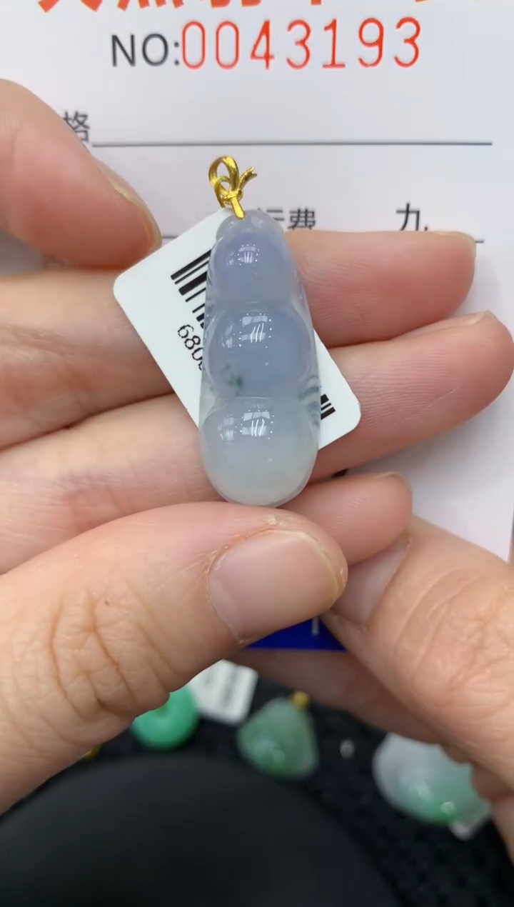 【闪购商品】翡翠颈饰18K金镶嵌11111111