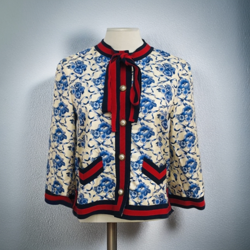 95新 GUCCI/古驰 妃鱼/古驰/桑蚕丝/上衣/95新/M6/30上