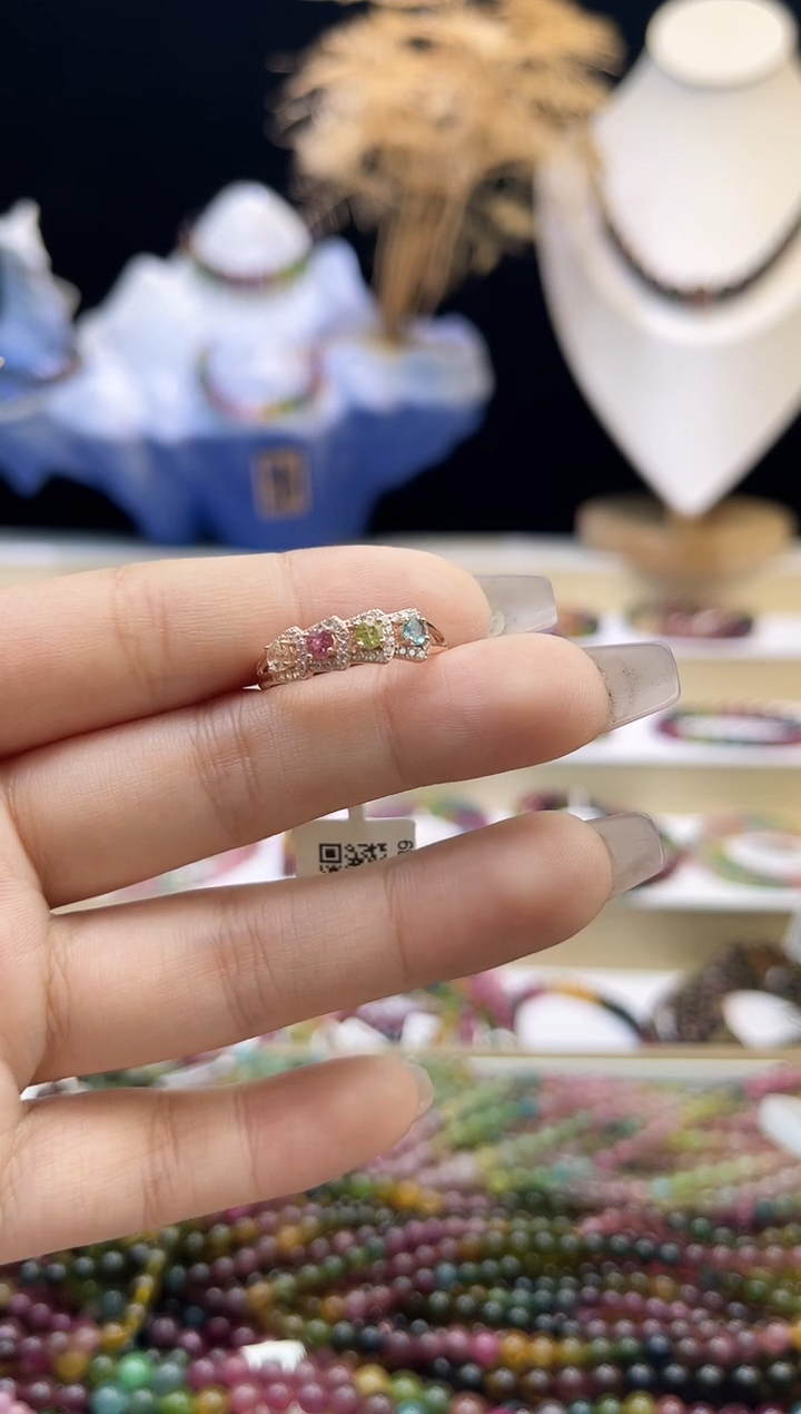 【闪购商品】碧玺/未镶嵌碧玺戒指多样性发货