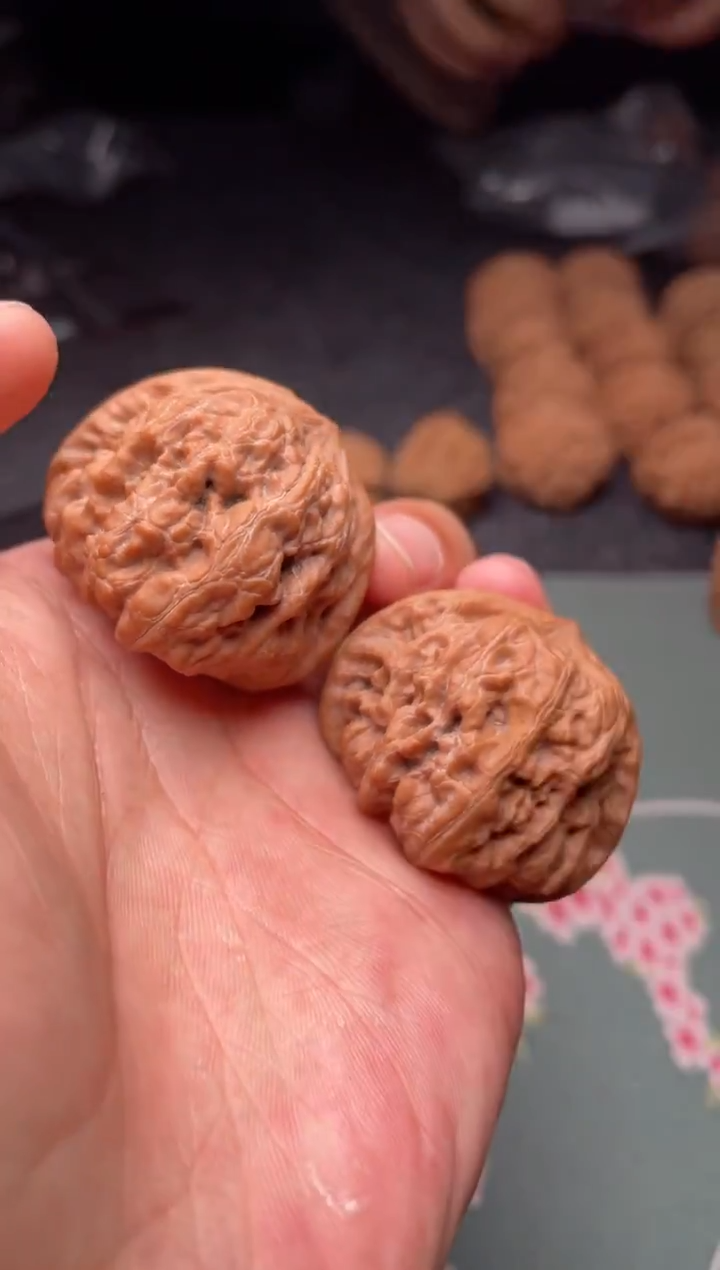 把件文玩核桃a209  凹底  39尺