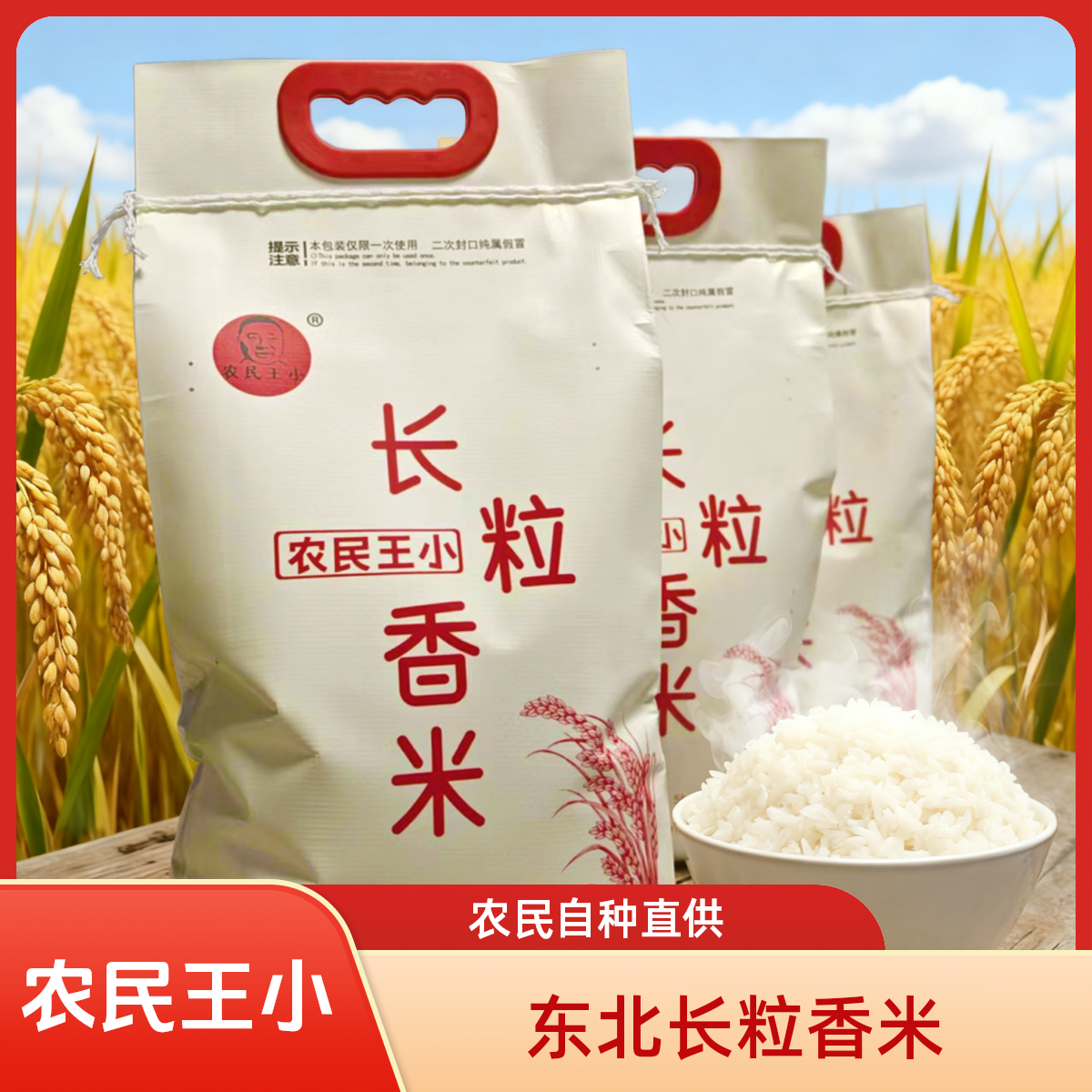 【非真空袋装】东北特产大米2025新米5kg 黑龙江中科发5