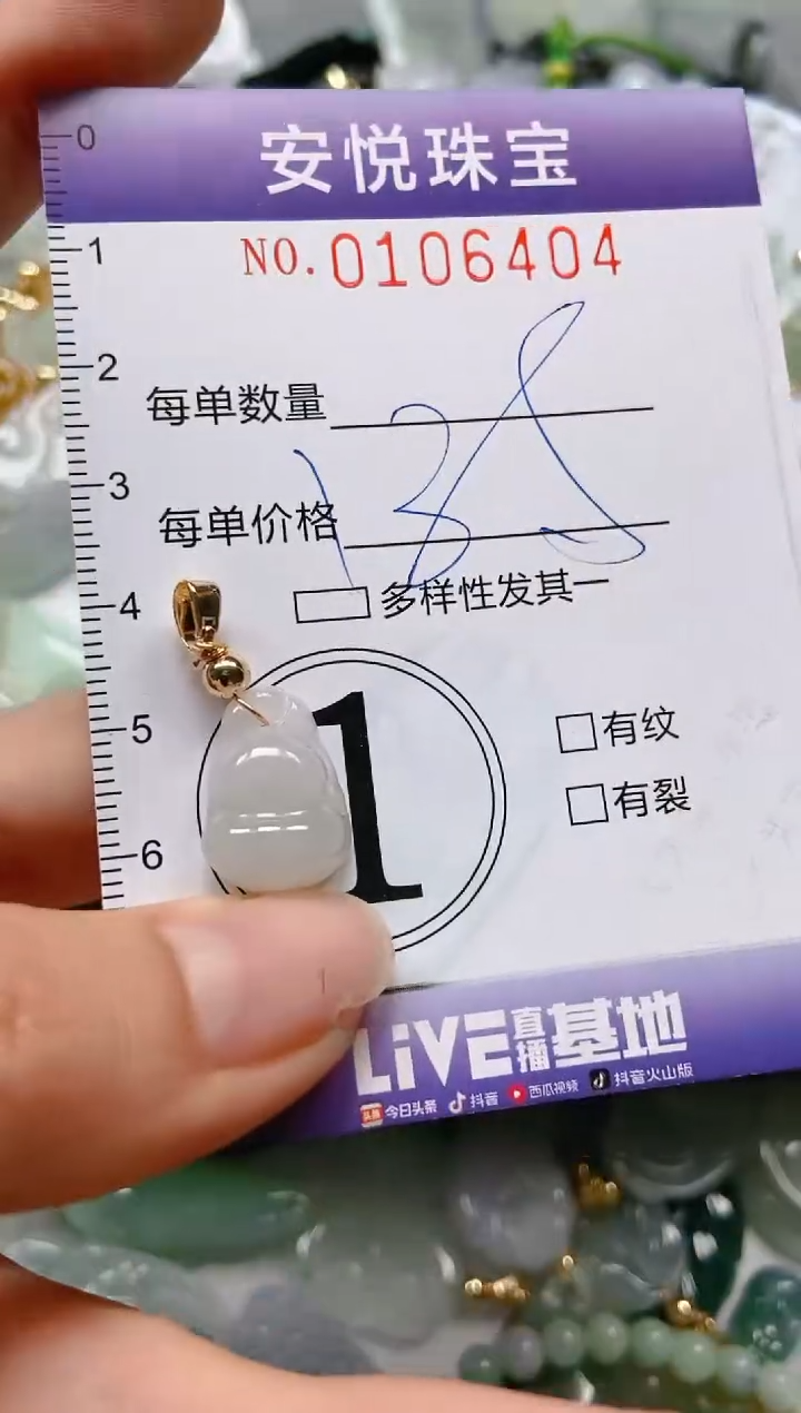 【闪购商品】翡翠颈饰未镶嵌闪购0106404