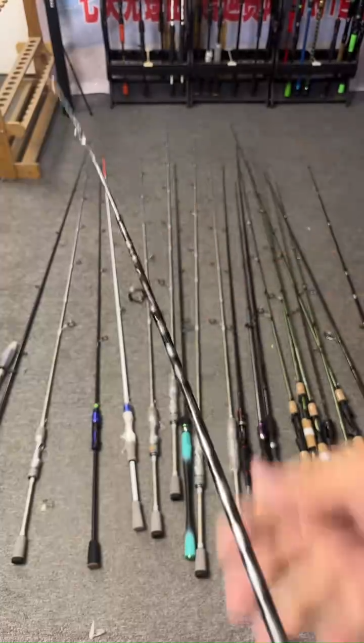 1.8m以下碳素21号1.5米直柄（瑕疵尾货竿，没有售后，介意勿拍）