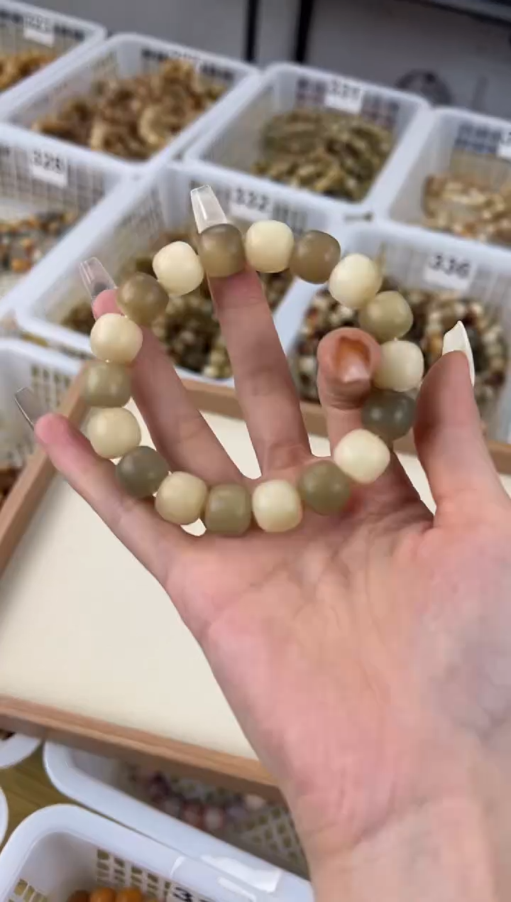 手串菩提根/象牙果卡13奶咖桶糯唧唧手串334