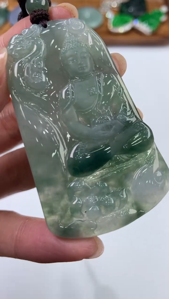 【闪购商品】翡翠未镶嵌颈饰2206178  