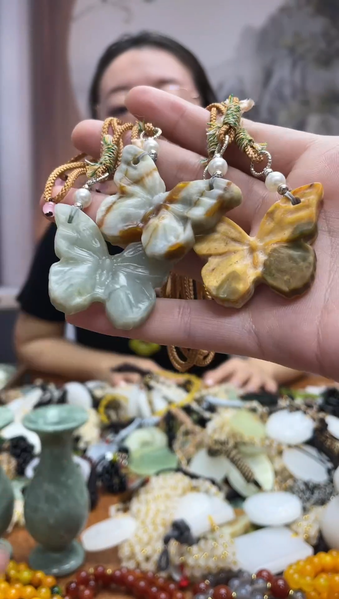 未镶嵌岫玉吊坠·多样性发货拍一发一