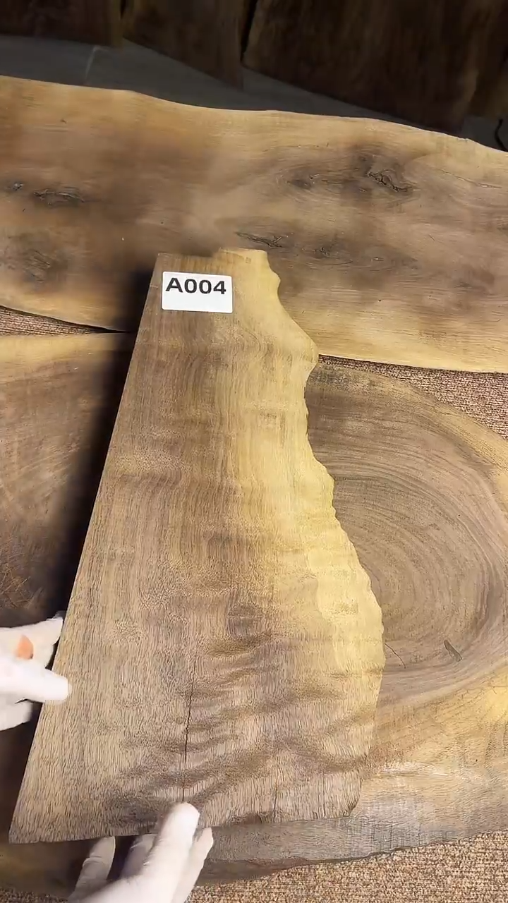 【闪购商品】北美黑胡桃木茶盘毛料A004