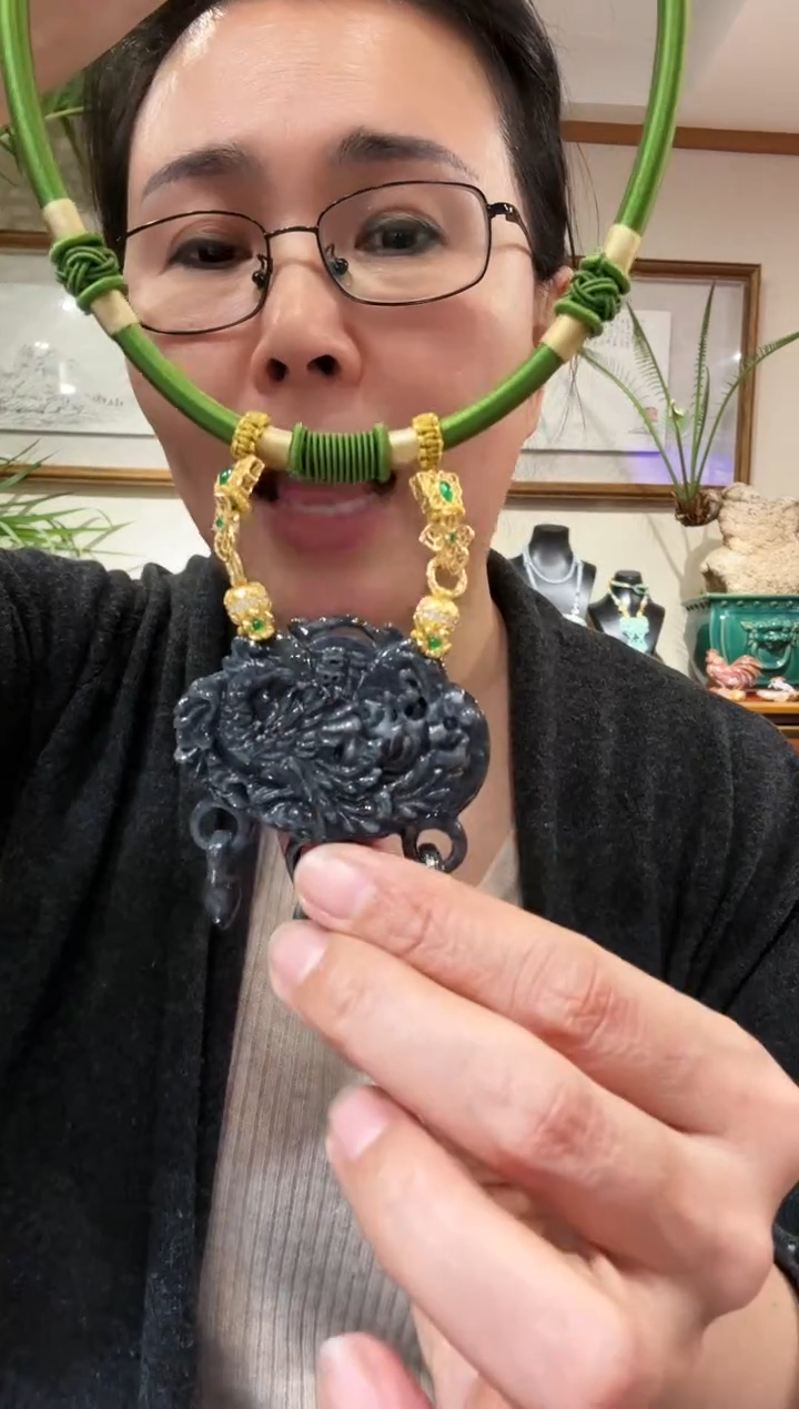 【闪购商品】翡翠颈饰未镶嵌国风