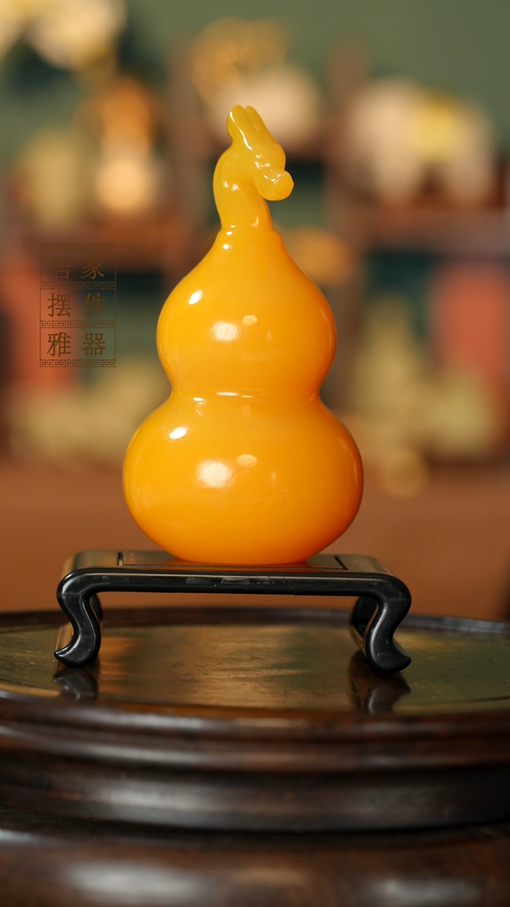 玉《龙头葫芦》摆件