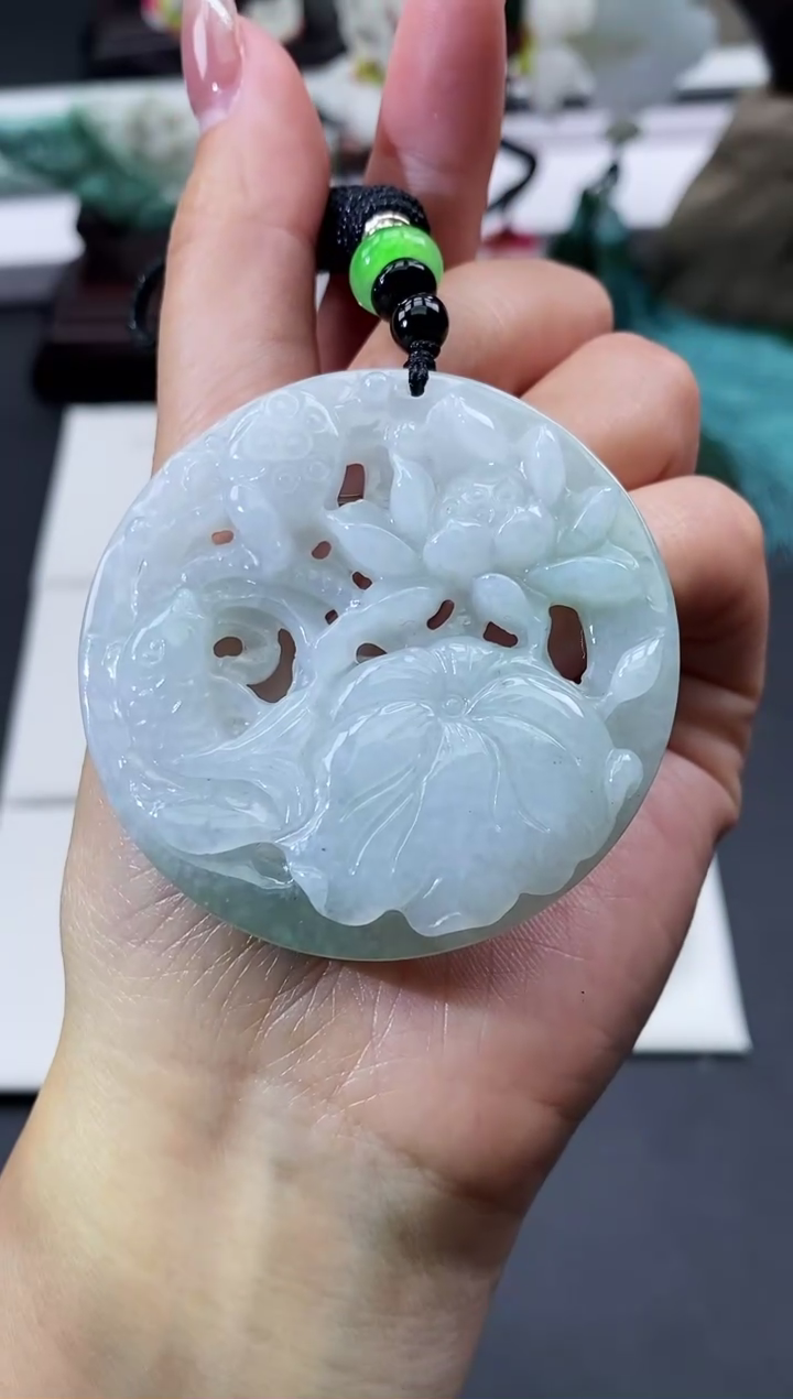 【闪购商品】翡翠颈饰未镶嵌天然缅甸翡翠A货