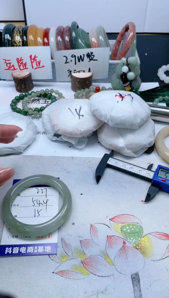 【闪购商品】石英质玉手镯未镶嵌227/54.5