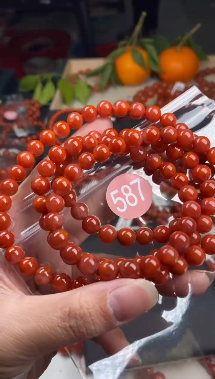 【闪购商品】南红玛瑙珠宝奇石未镶嵌587-7+