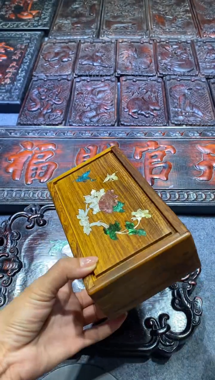 檀香紫檀（小叶紫檀）紫檀拆件雕刻板以直播间实物为准