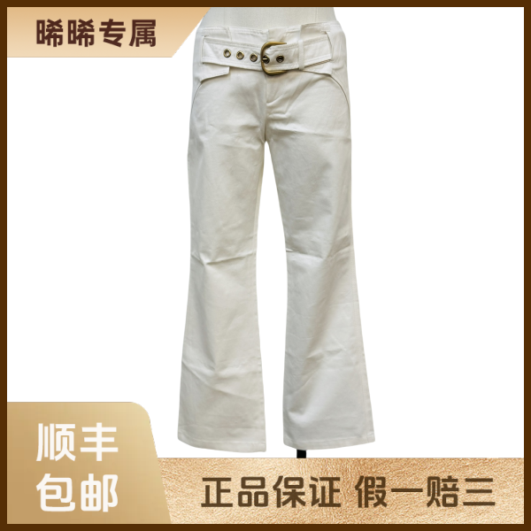 妃鱼/古驰/棉/裤子/95新/s零三二六