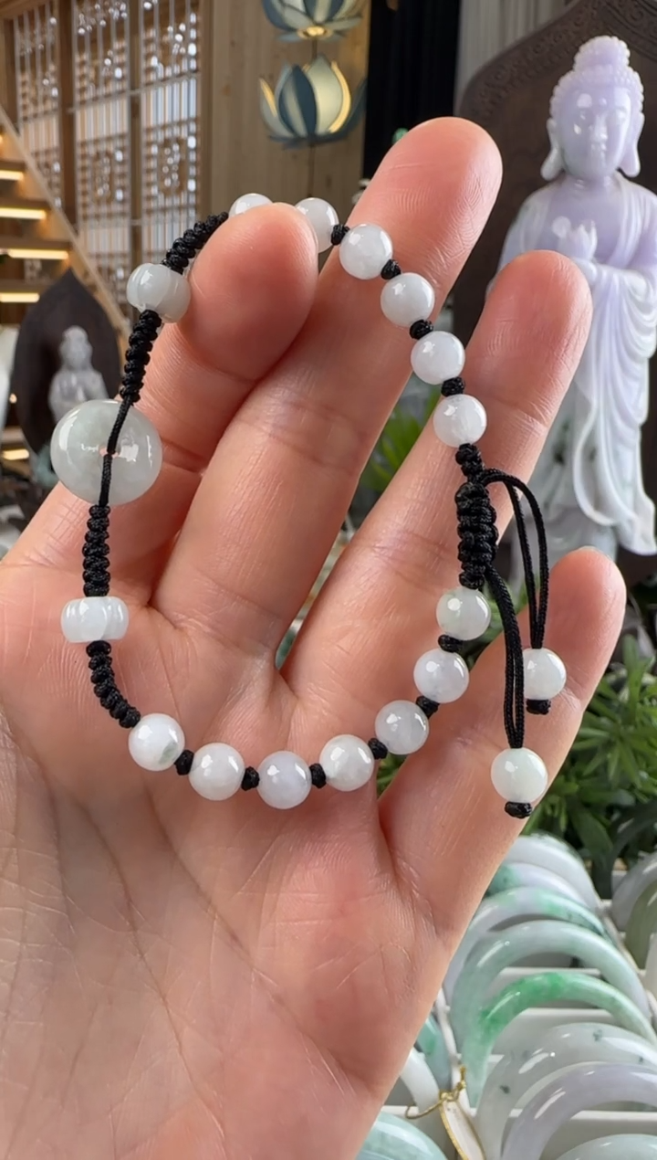 未镶嵌手链翡翠手串