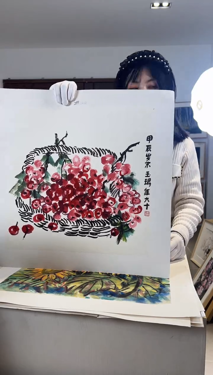 【闪购商品】版画耿玉琨限量作品亲签盖章版画S