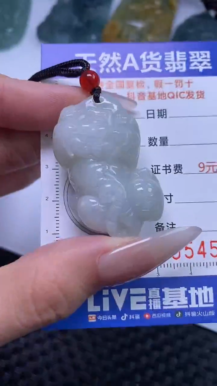 【闪购商品】翡翠颈饰未镶嵌A货翡翠4590