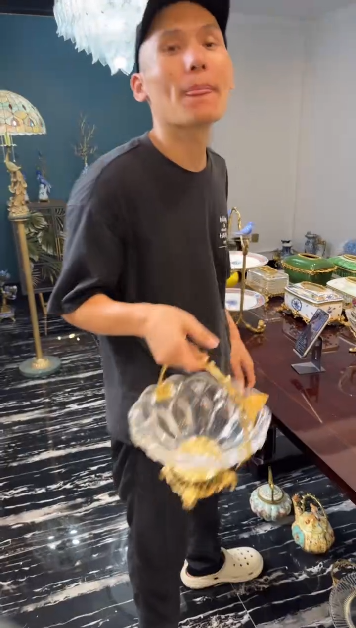 黄铜黛姿家居装饰品摆件  