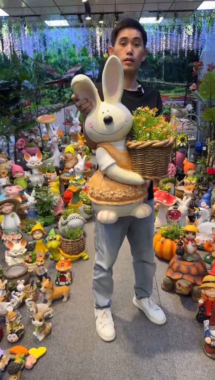 无花朵花园庭院摆件&00&