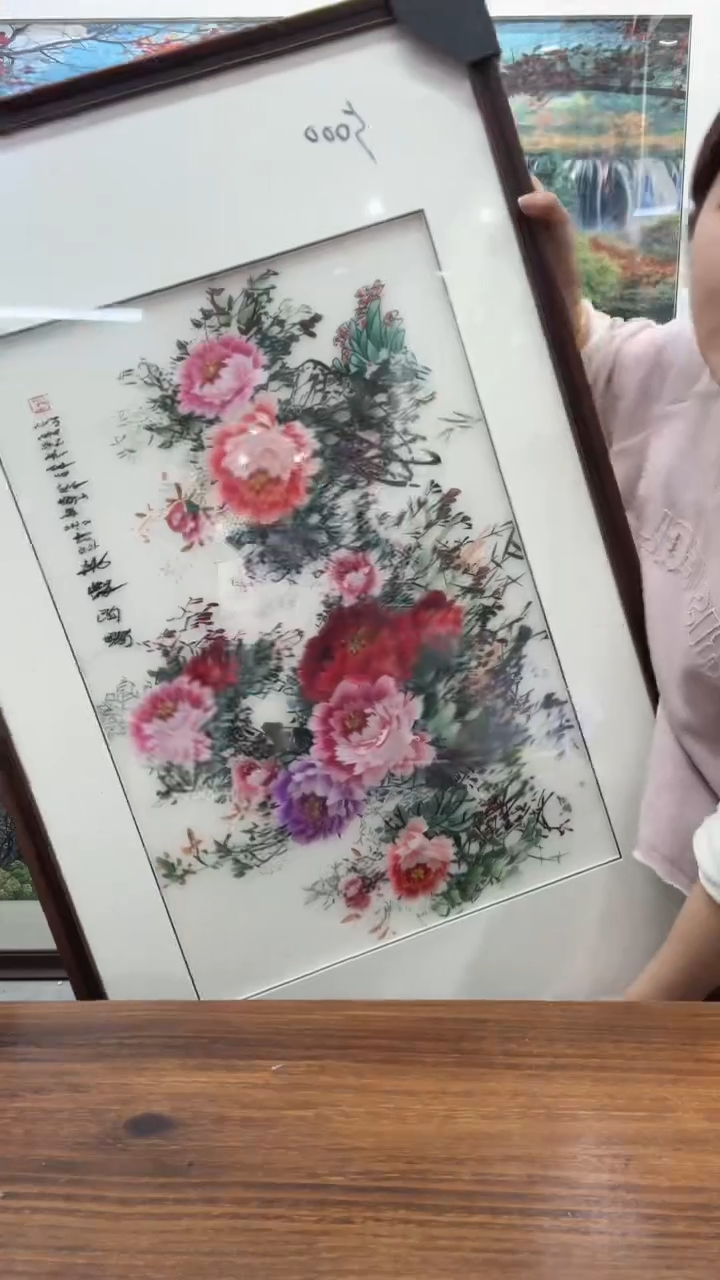 横款刺绣非遗苏绣手工工艺品单面绣不包邮