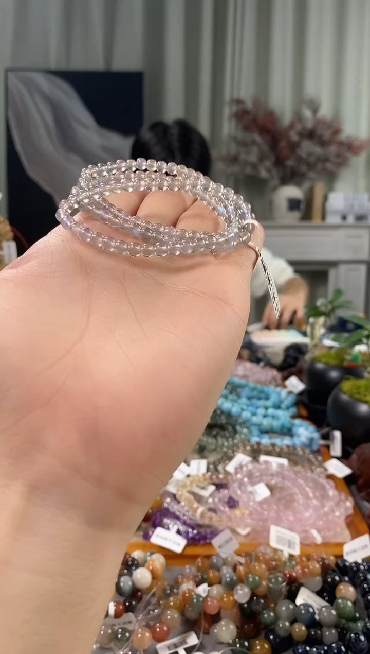 未镶嵌手链长石?****❤灰月光