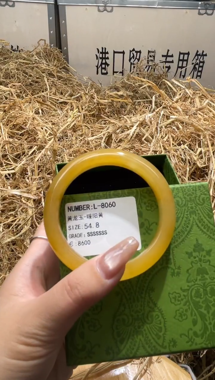 未镶嵌手镯石英质玉L8060LV