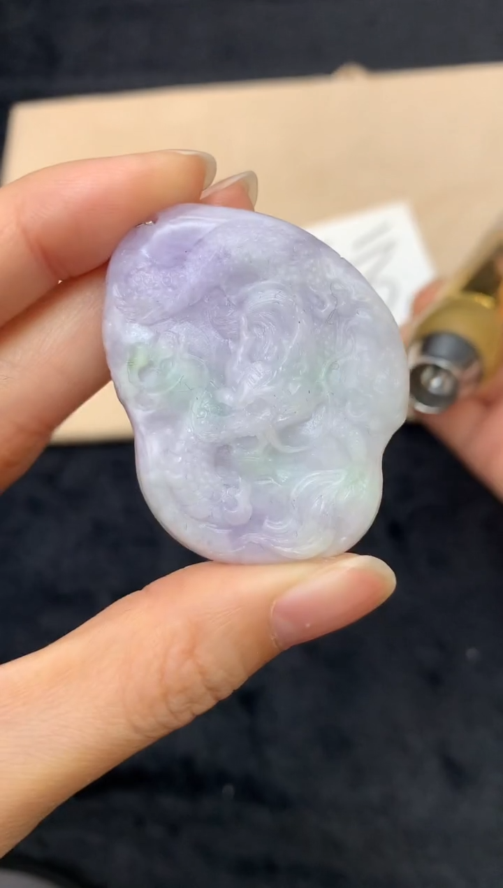 【闪购商品】定制翡翠未镶嵌龙【无鉴赏期不退换