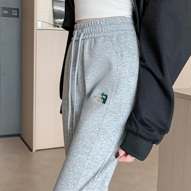 【春秋百搭卫裤】新款休闲运动裤女高腰宽松哈伦裤棉质显瘦裤子