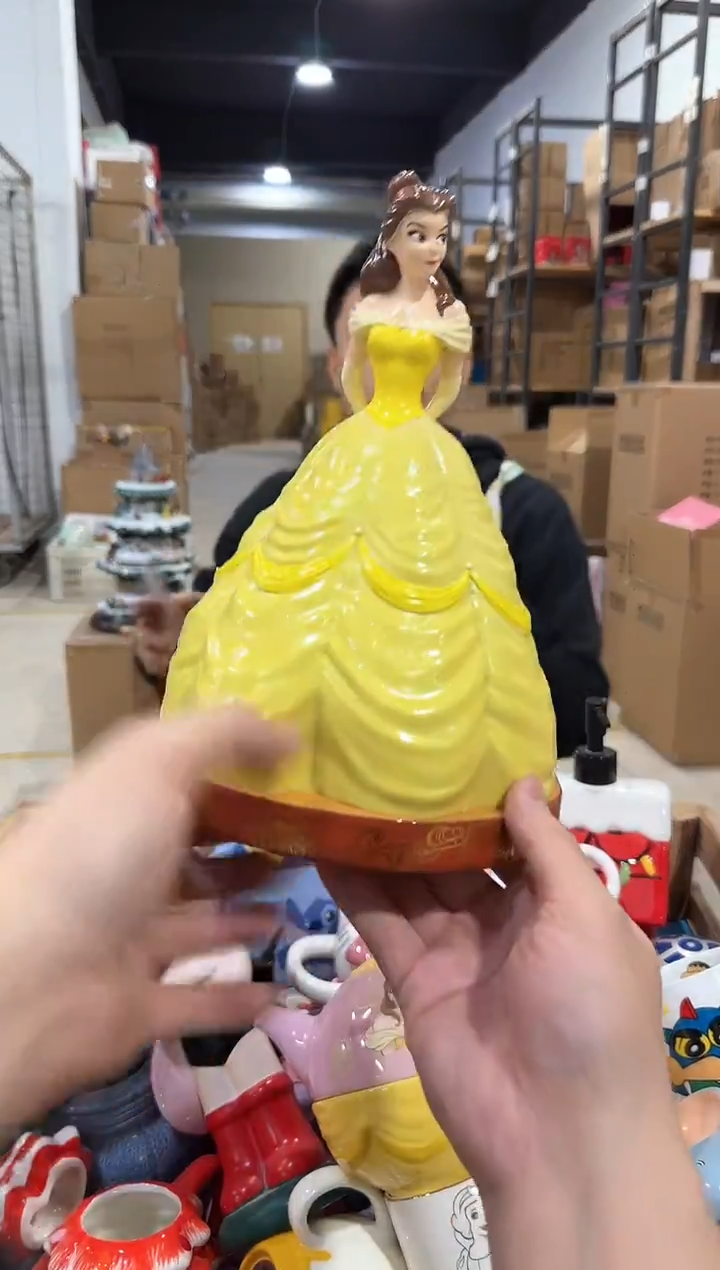 瓷片大号原盒贝尔钱罐