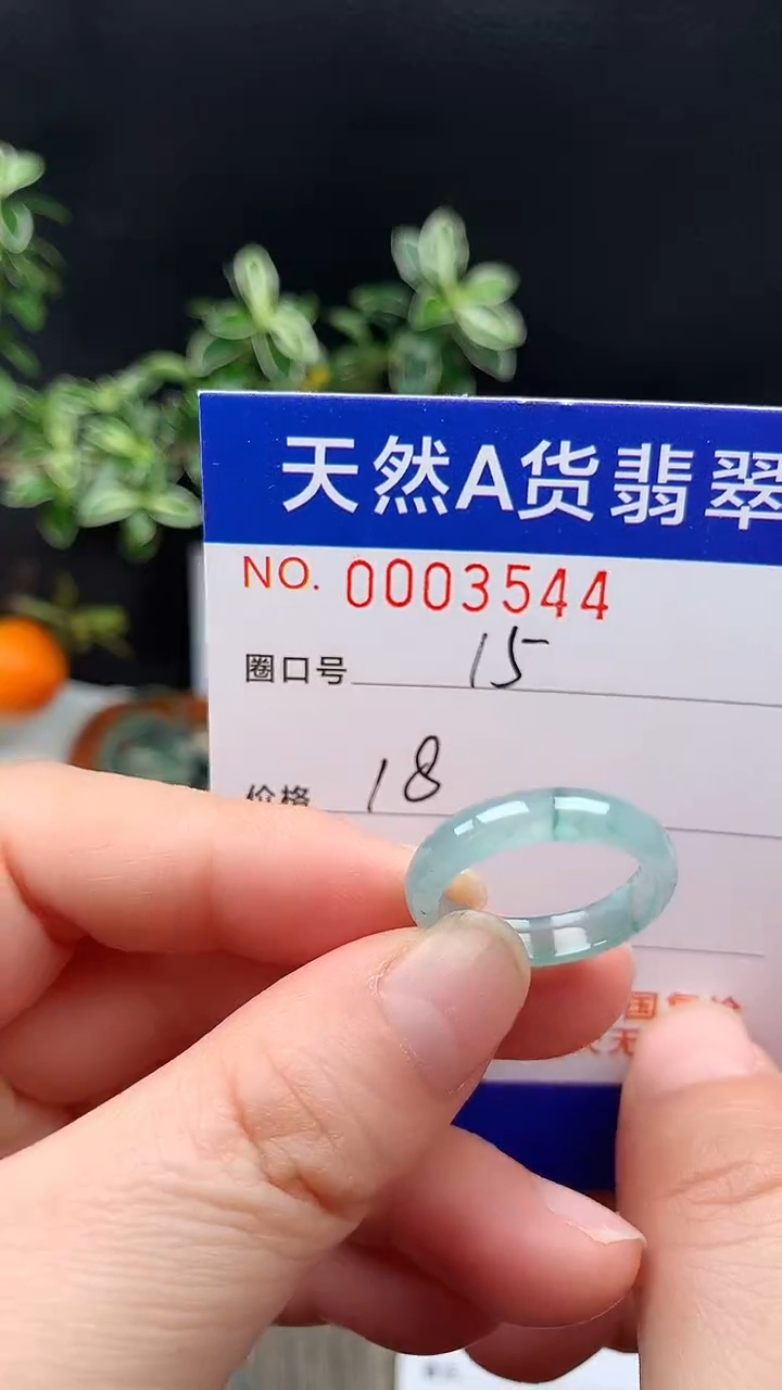 未镶嵌戒指翡翠15#