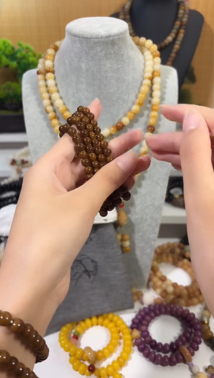 菩提根/象牙果手串卡6库克108