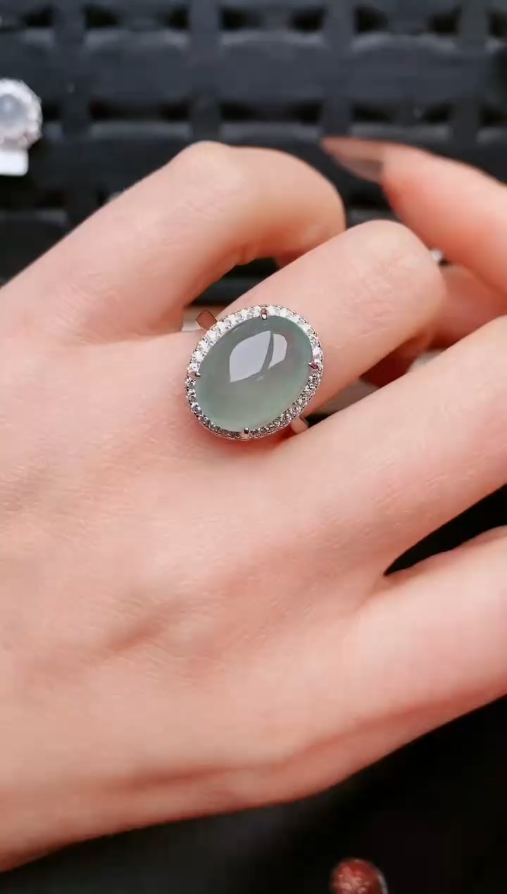 【闪购商品】翡翠戒指银S925镶嵌.....