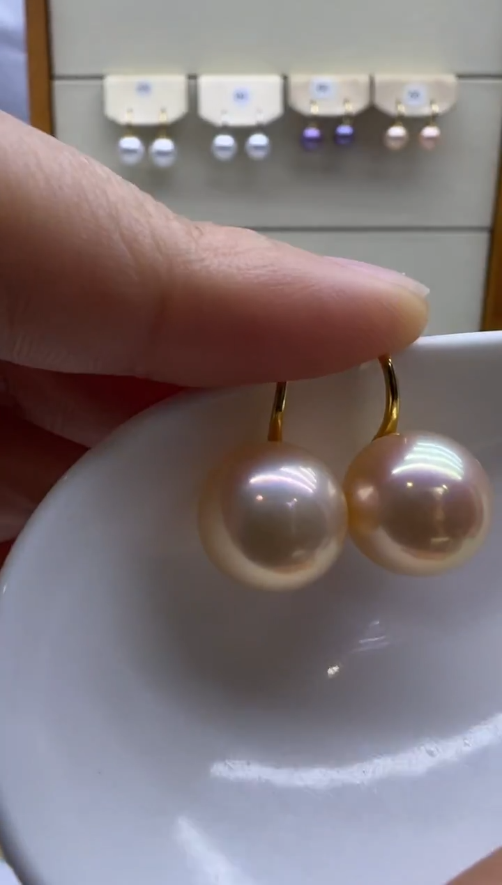 未镶嵌耳饰淡水珍珠065