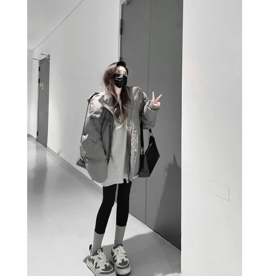 萱Xuan●小火山发热裤Q3KZ1186A休闲百搭秋冬保暖ins九分裤预