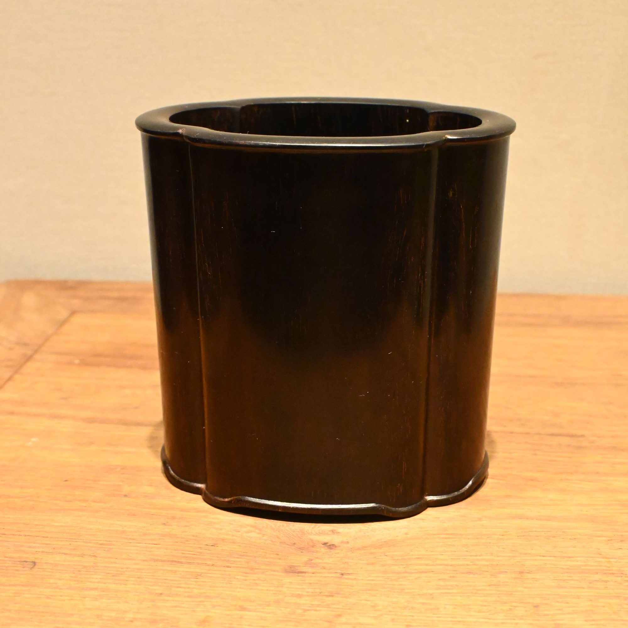 小叶紫檀笔筒316g