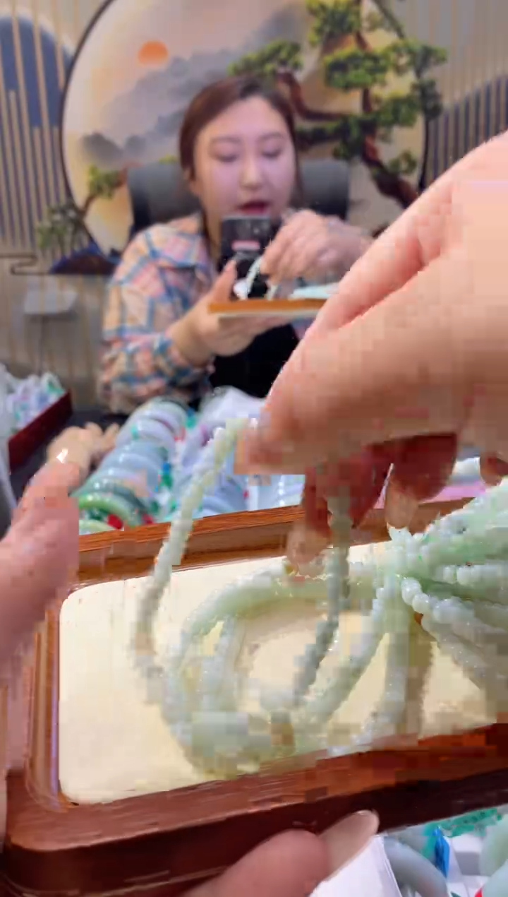 未镶嵌手串翡翠多样性发货01183