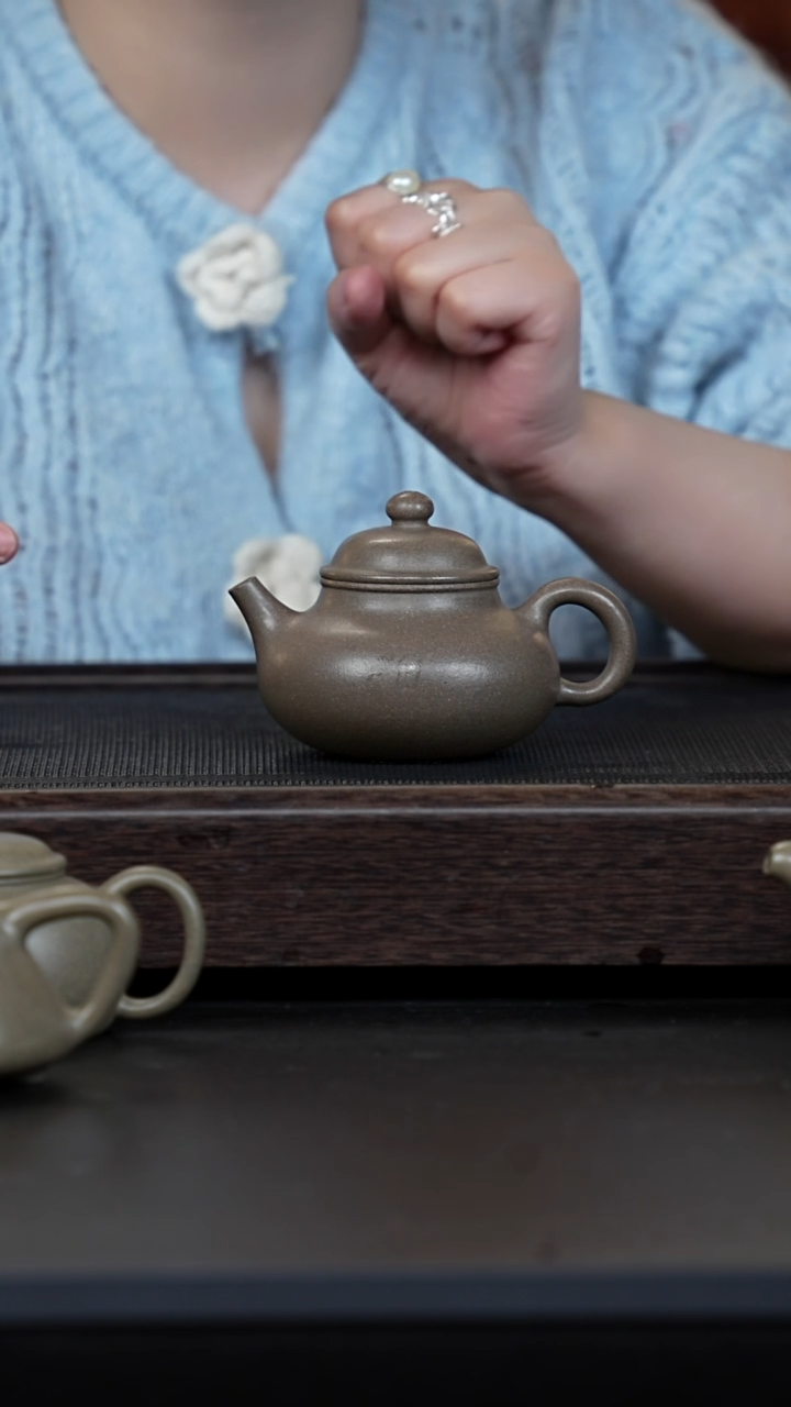 【闪购商品】紫砂茶壶全砂蟹壳青容天