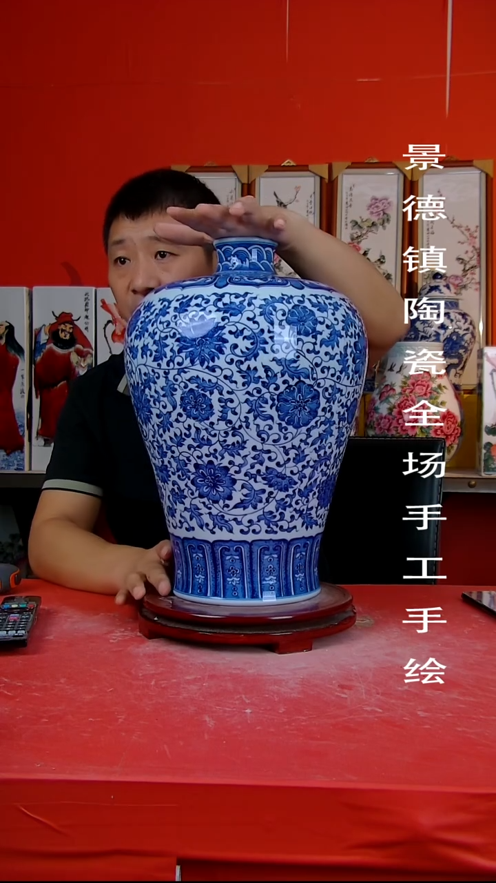 摆件景德镇陶瓷 全场手工手绘1