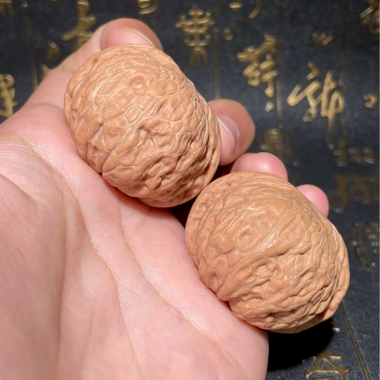 文玩核桃把件铁锤妹妹边38.5肚39高28