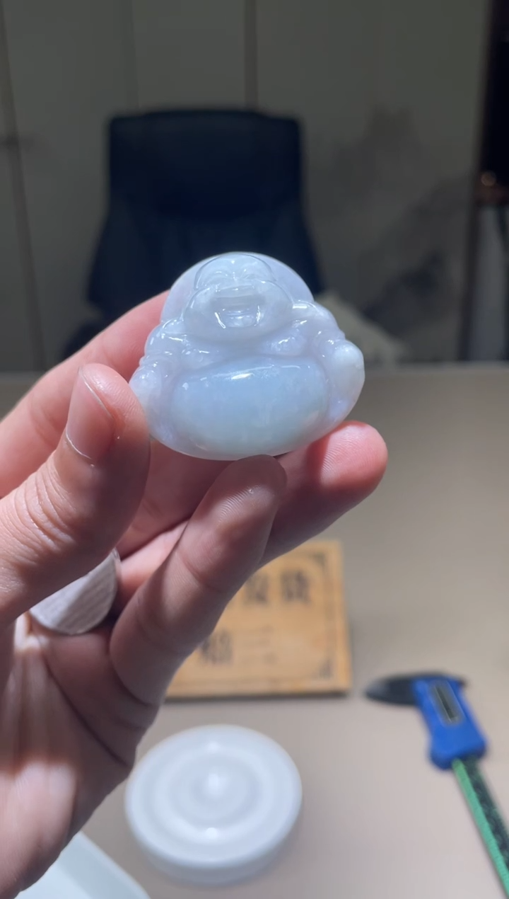 颈饰未镶嵌翡翠佛公挂件 拍一发一