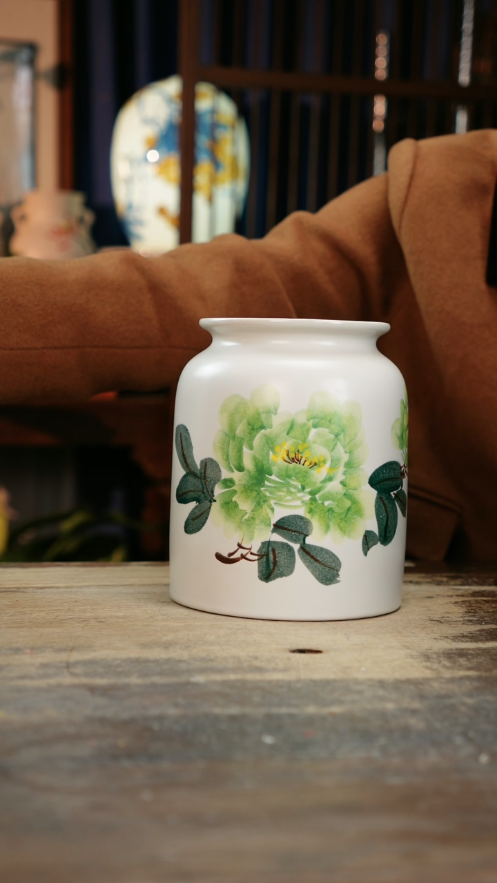 【闪购商品】瓷片景德镇纯手工釉下彩精品花瓶