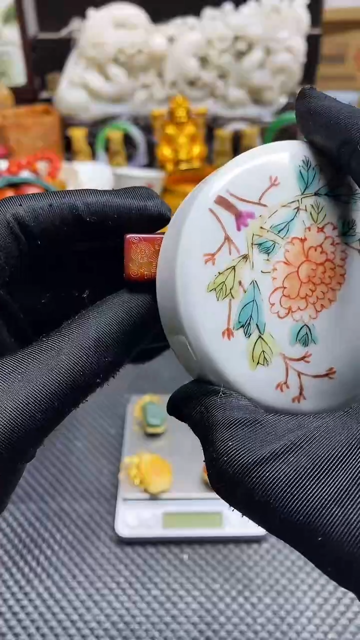 【闪购商品】瓷片瓷器瓷片 摆件1个