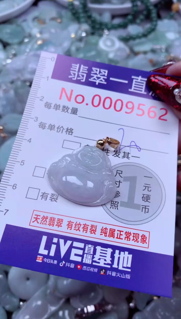 吊坠(不含链)未镶嵌翡翠9562