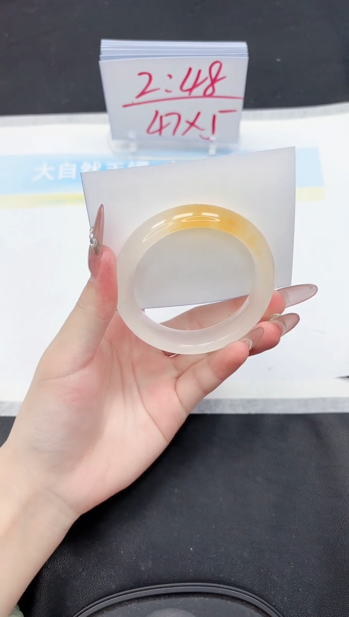 【闪购商品】石英质玉手镯未镶嵌343-54.8