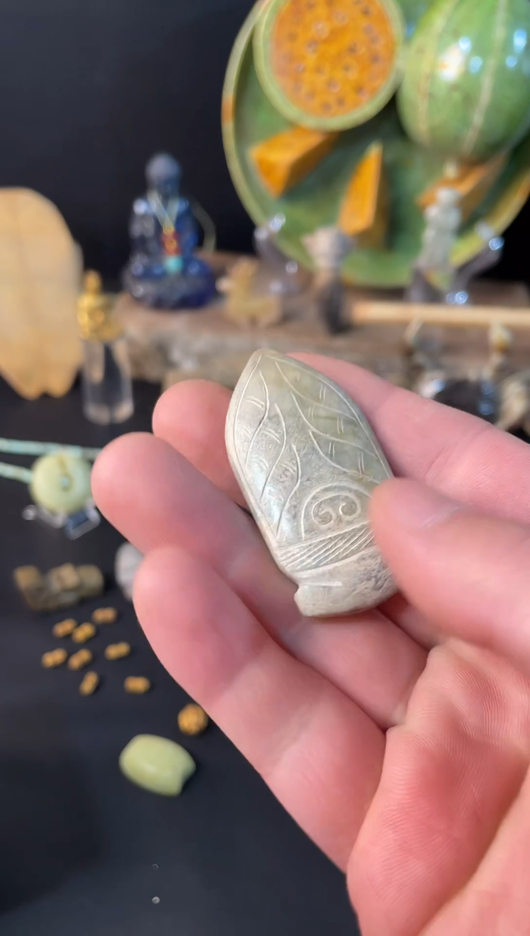 未镶嵌和田玉（糖玉）挂件H****n1