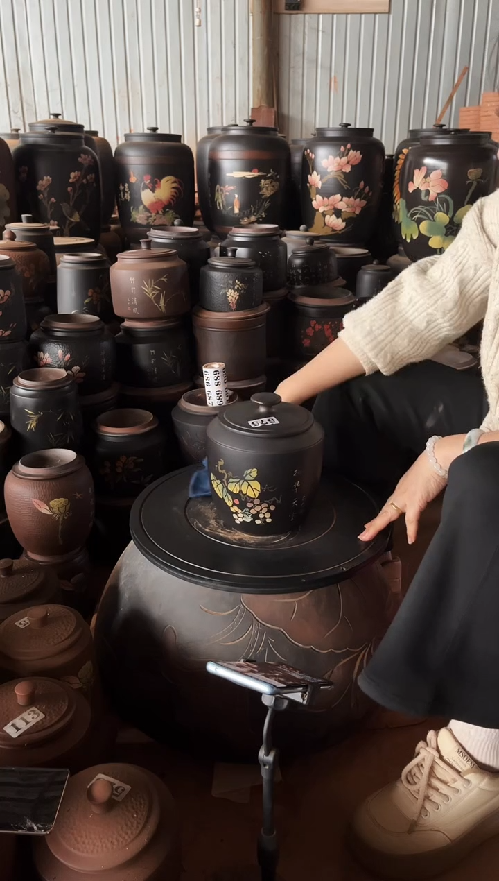 【闪购商品】壶瑕疵茶叶罐  575 方尖彩填