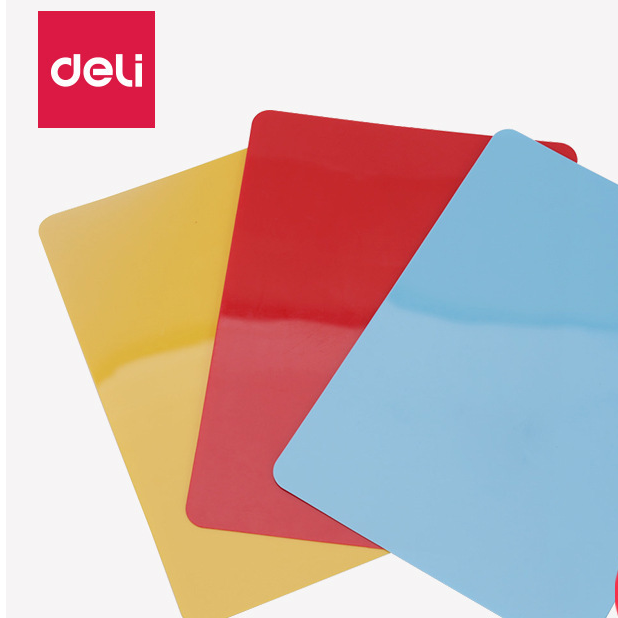 得力9352书写夹板A5塑料复写书写板复写板/塑料垫板