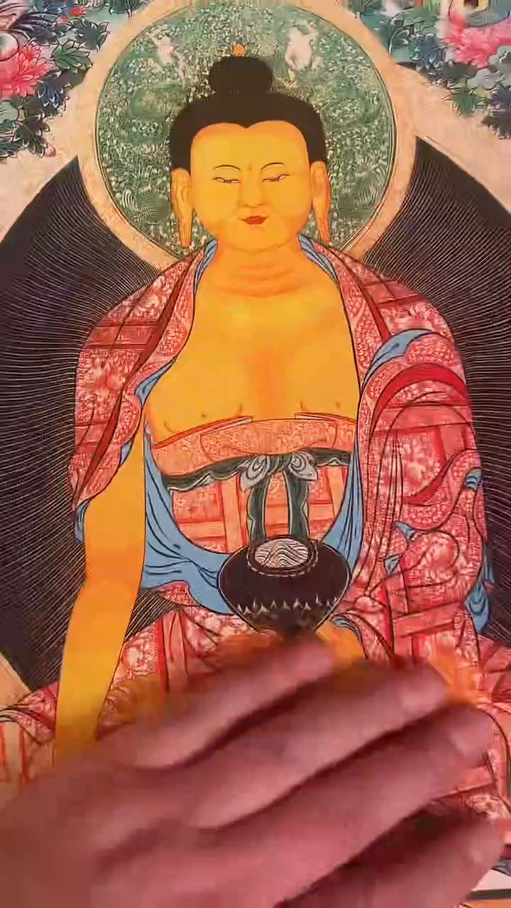 装裱画精美唐卡tk16046