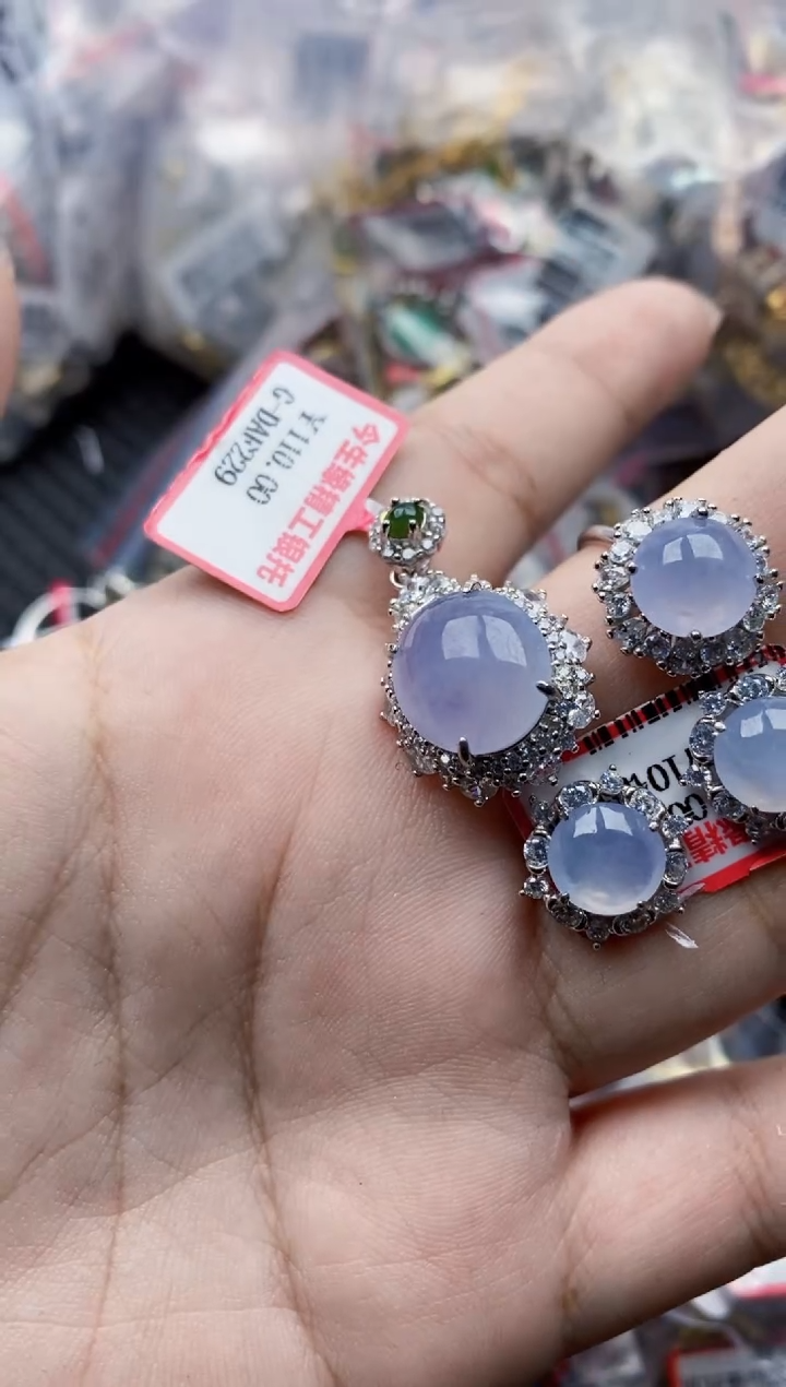 【闪购商品】翡翠戒指银S925镶嵌11111---2