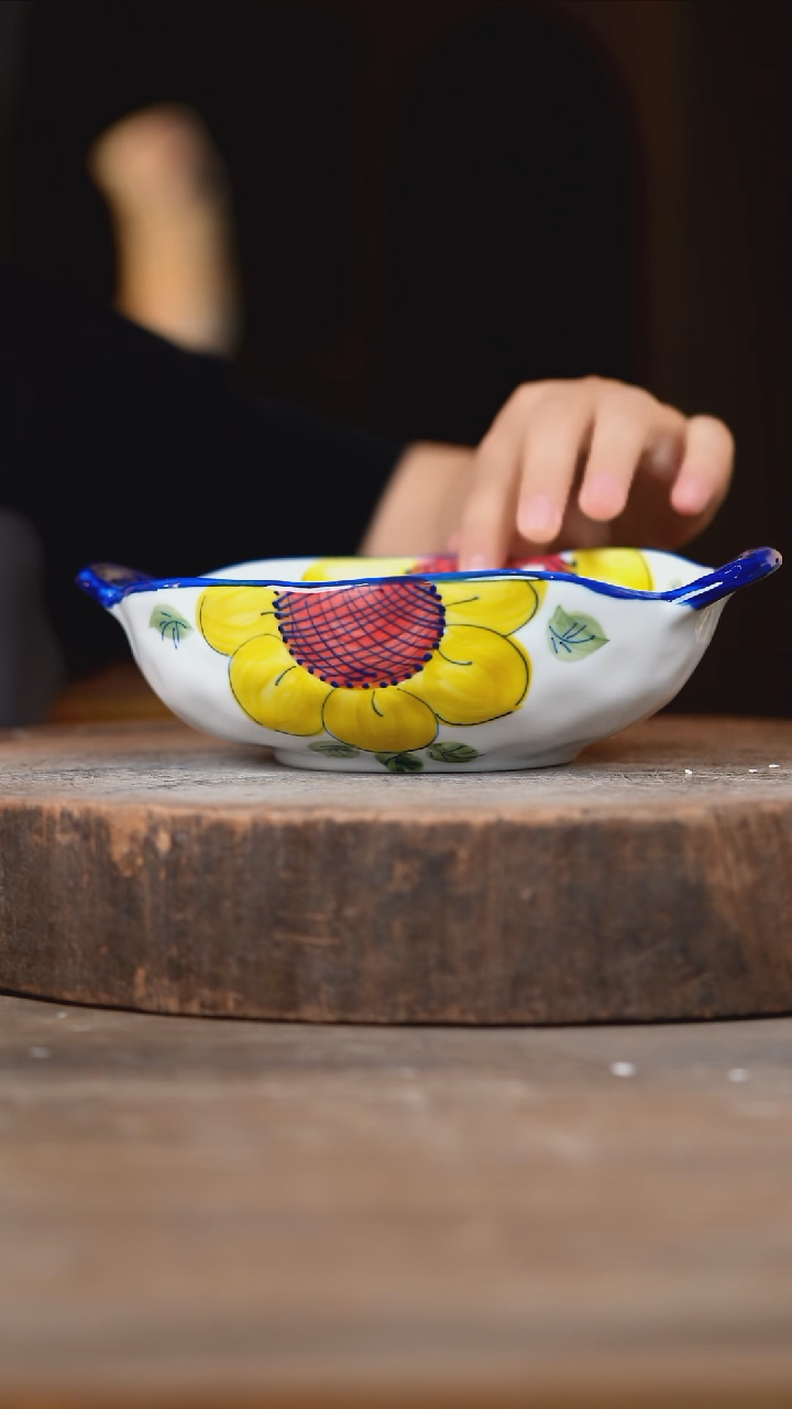 瓷片景德镇高温釉下彩（食品级）